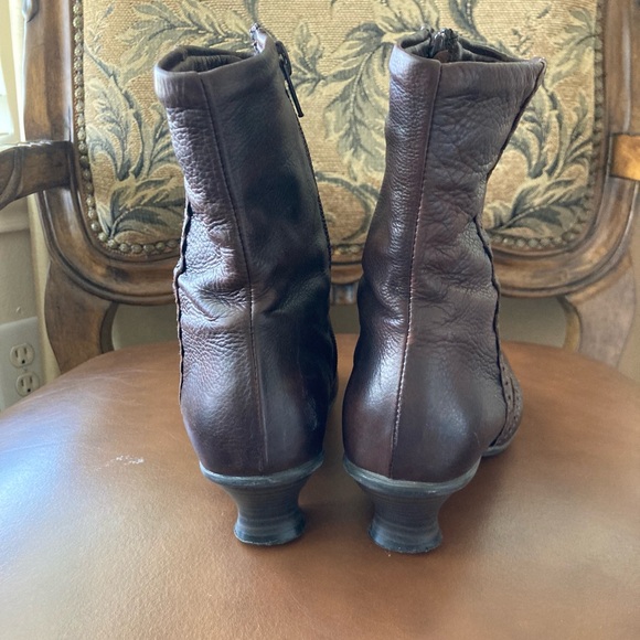 La Canadienne Tiara Leather Ankle Boot - Oxblood - Picture 3 of 4